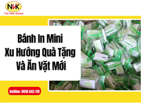 Bánh In Mini – Xu Hướng Quà Tặng Và Ăn Vặt Mới
