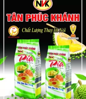 Bánh Pía đậu xanh sầu Riêng Phúc Khánh