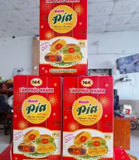 Bánh Pía Tân Phúc Khánh - Đậu xanh -Sầu Riêng