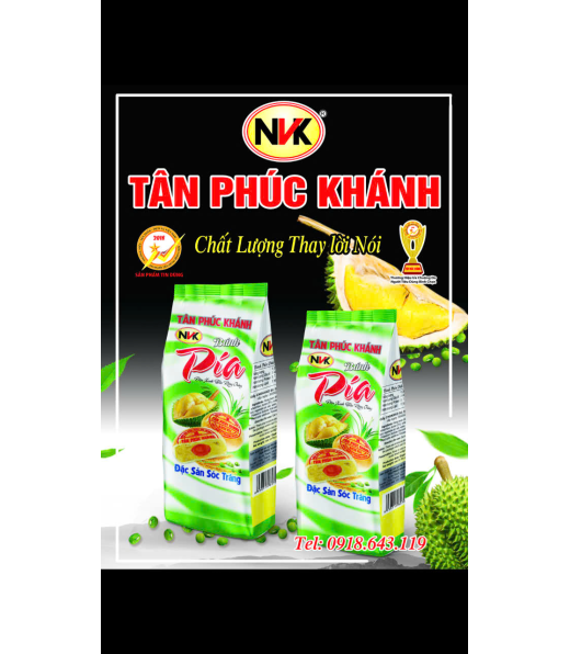 Bánh Pía đậu xanh sầu Riêng Phúc Khánh