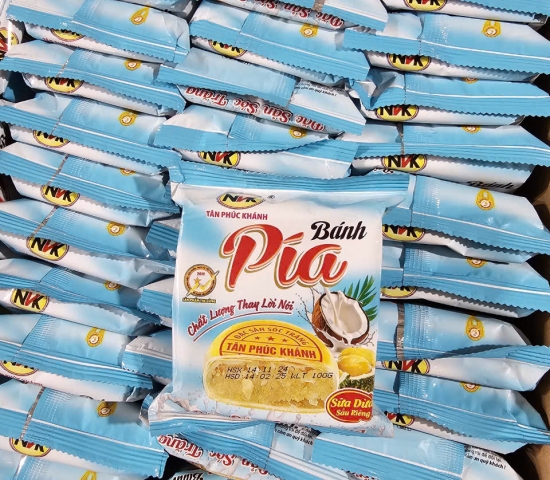 Bánh Pía sữa dừa sầu riêng Tân Phúc Khánh