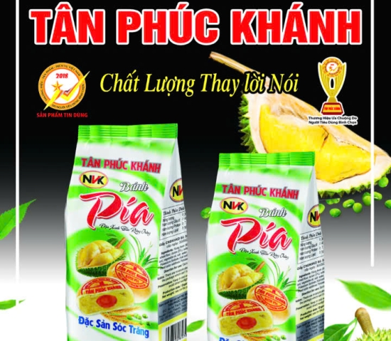 Bánh Pía đậu xanh sầu Riêng Phúc Khánh