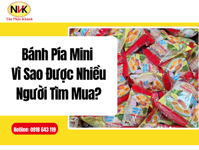 Sức Hút Khó Cưỡng Của Bánh Pía Mini